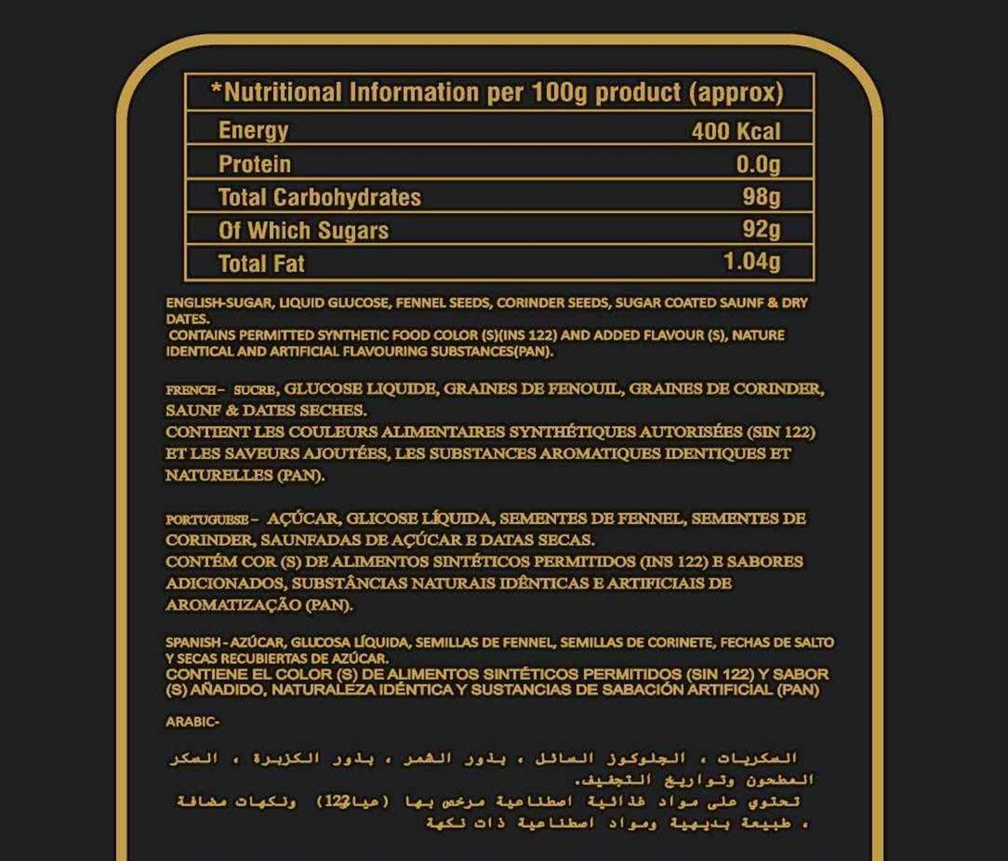 4x CandySaga Paan Corner Paan Flavoured Candy (Packet) (Pack Of 4) - 1860 Gram