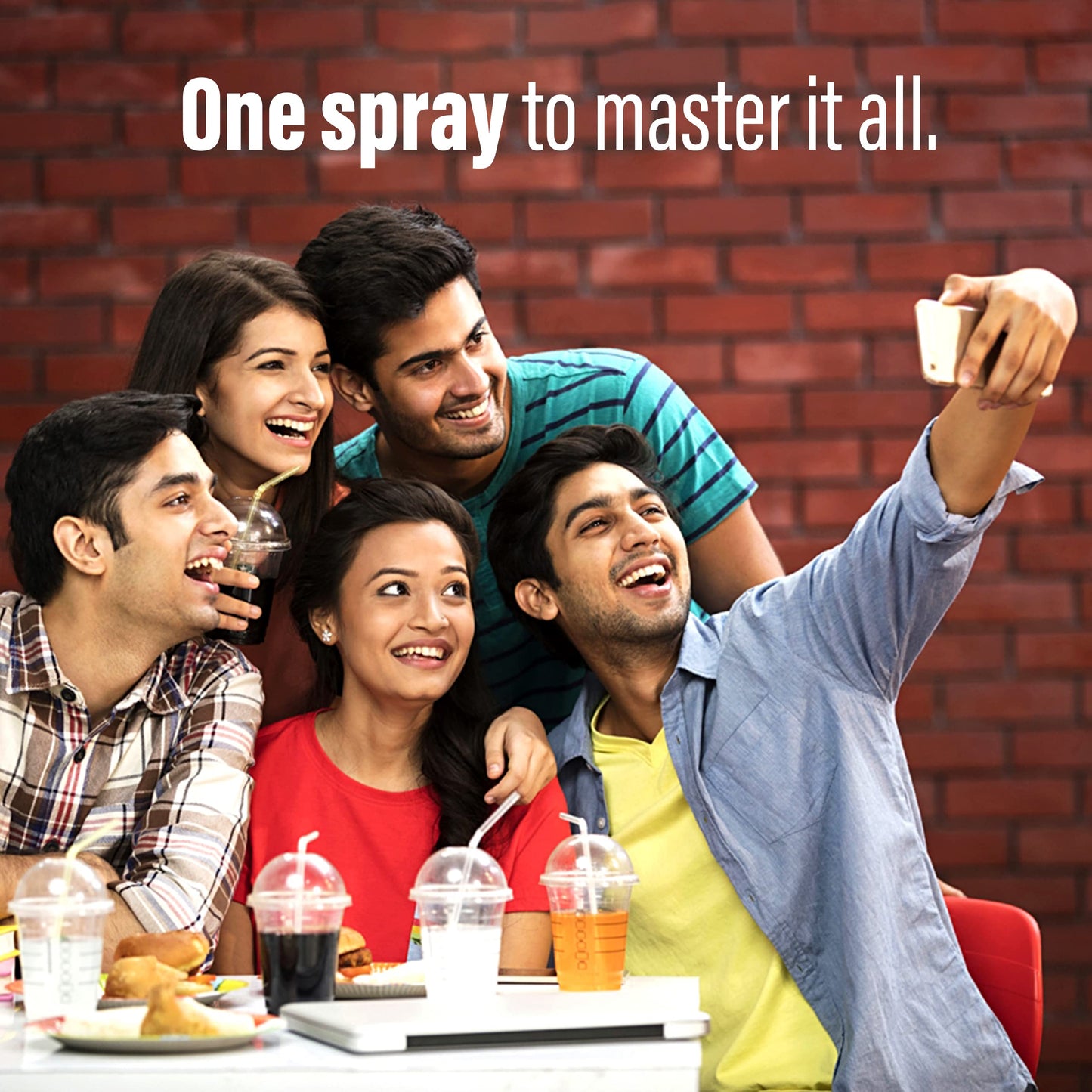 4x Fogg Master Pine No Gas Deodorant for Men, Long-Lasting Perfume Body Spray, 150ml each - Pack of 4