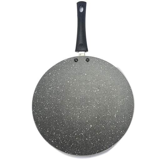 Senora Hammerton Coated Nonstick Concave Tawa 280 MM I PFOA Free I Induction Bottom I 100% Pure & Toxin-Free I Food Grade Surface I Gas Stove Compatible