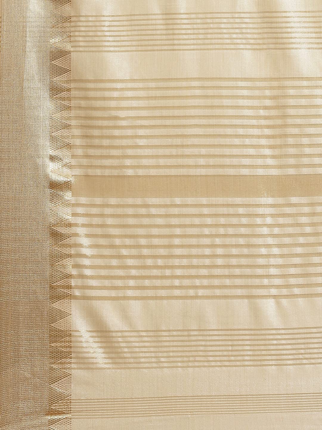 arriva fab Women's Kasavu Cotton Blend Saree With Blouse Piece (Riva1698__White)