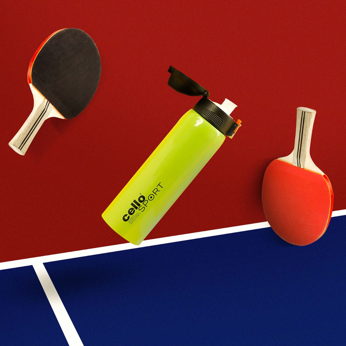 Green|Skipper Flask, Vacusteel Water Bottle, 750ml / 750ml