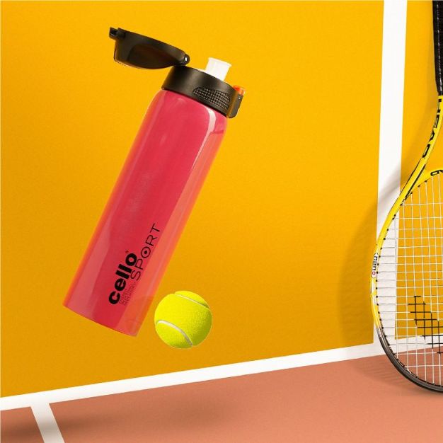 Red|Skipper Flask, Vacusteel Water Bottle, 750ml / 750ml