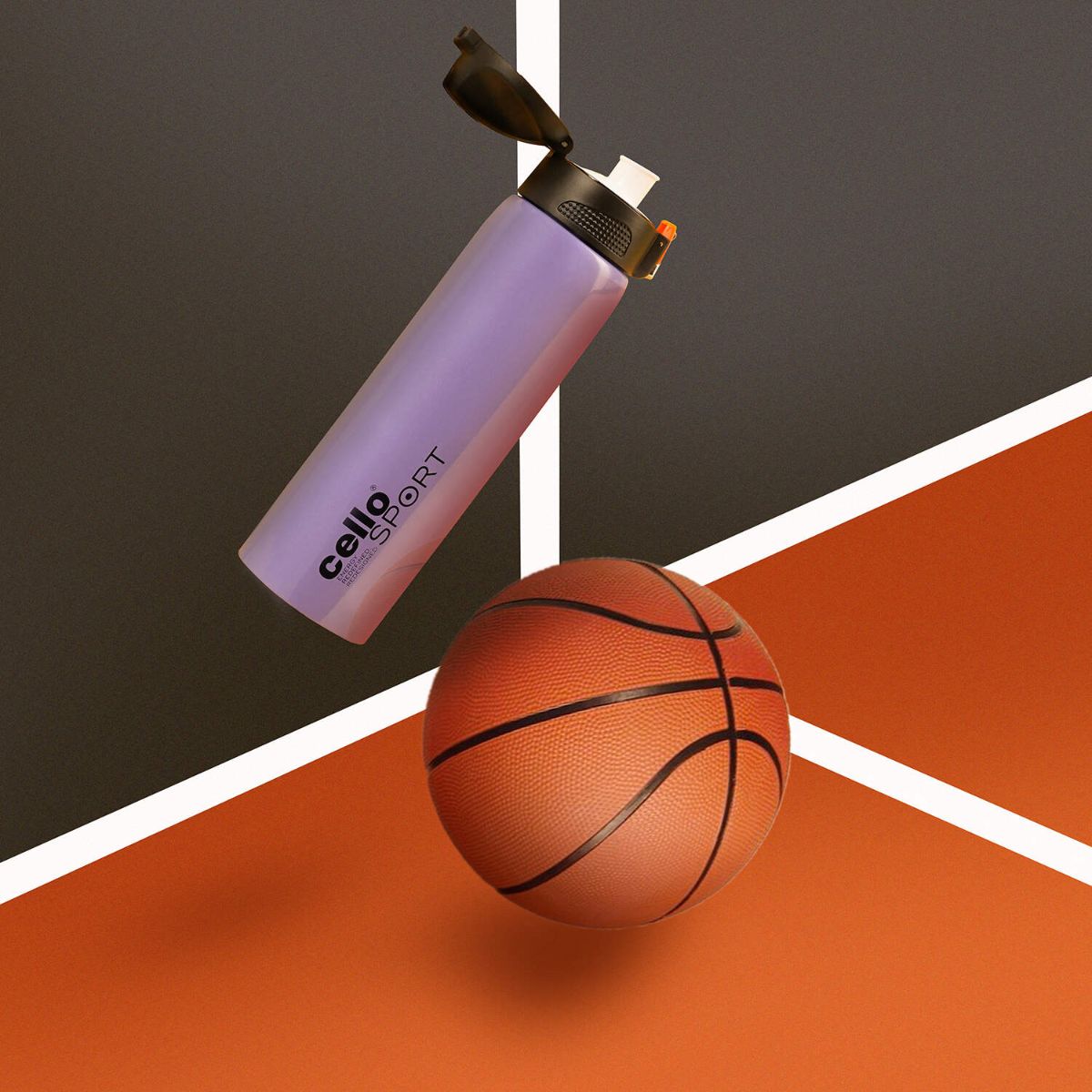 Violet|Skipper Flask, Vacusteel Water Bottle, 750ml / 750ml