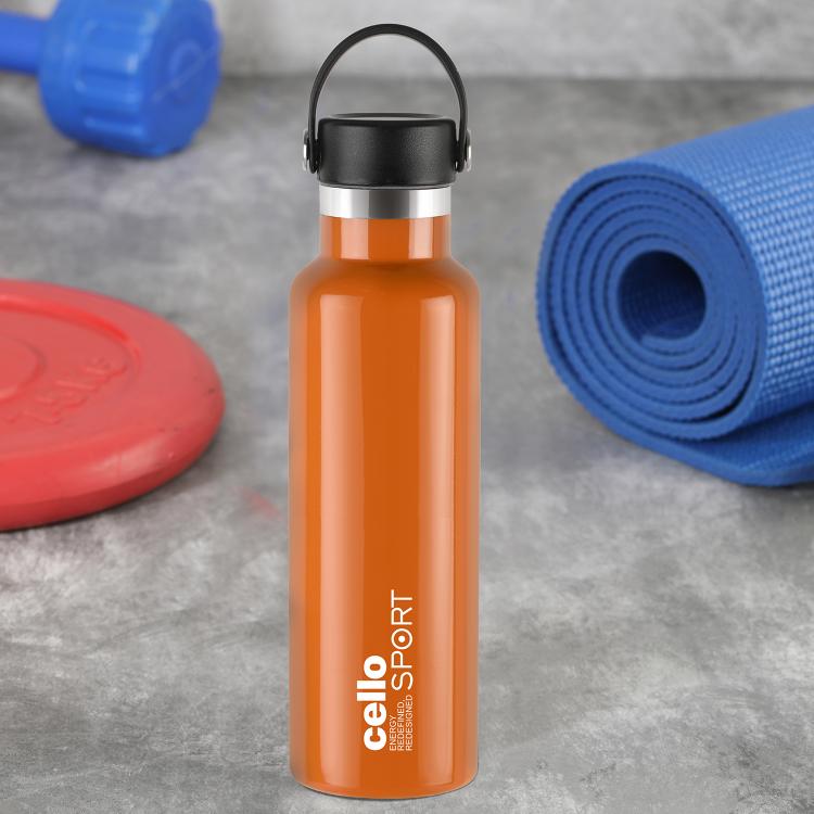 Orange|Aqua Bliss Flask, Vacusteel Water Bottle, 1100ml / 1100ml