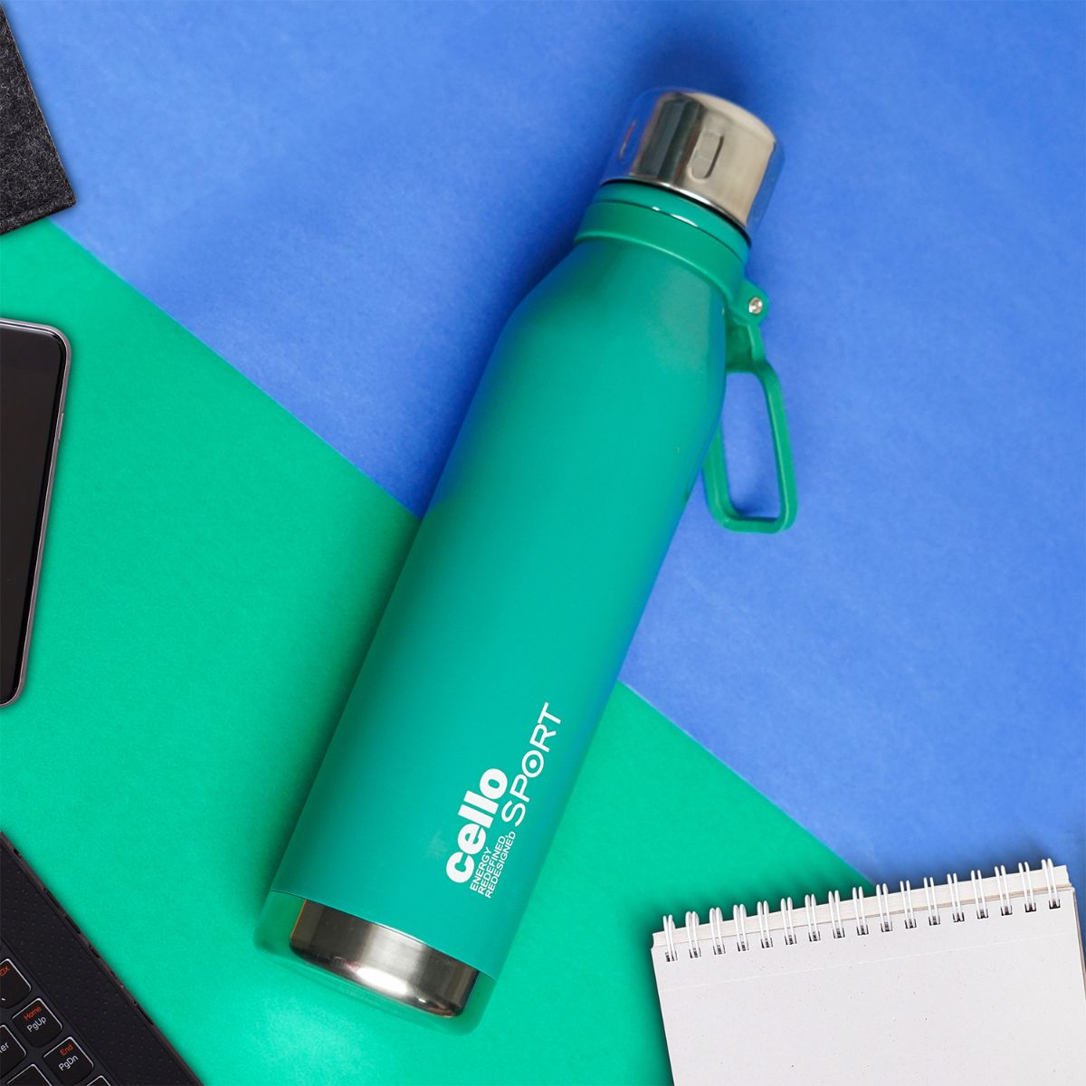 Green|Bentley Flask, Vacusteel Water Bottle / 800ml