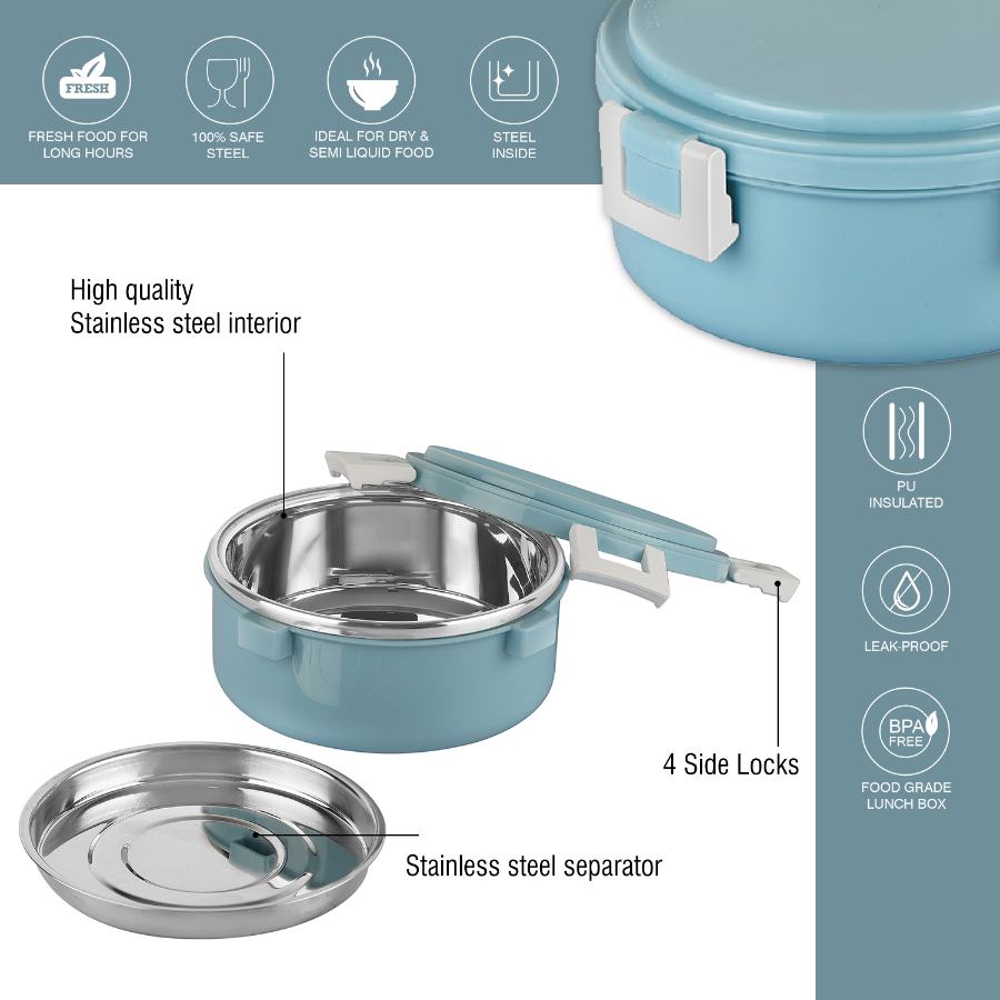 Take-Eat Insulated Lunch Box, Medium