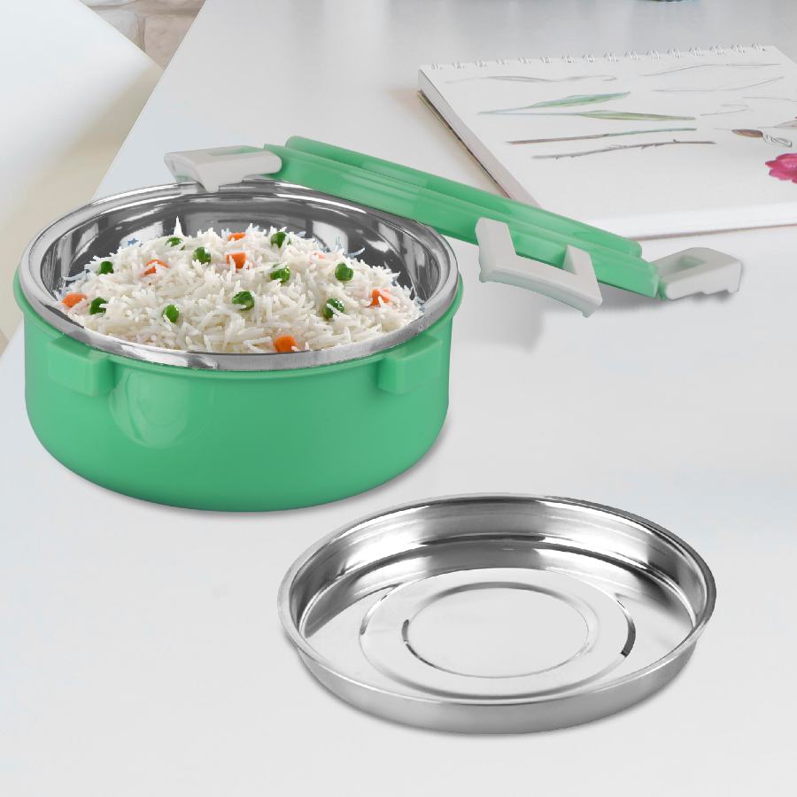 Green|Take-Eat Insulated Lunch Box, Medium / Medium