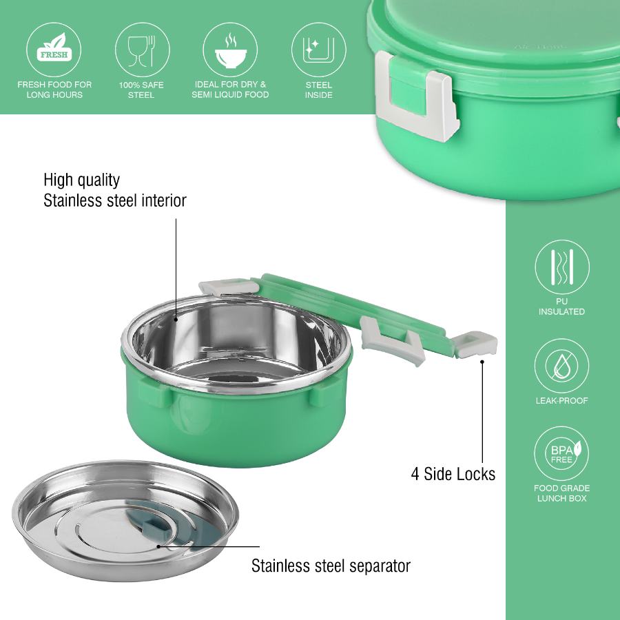 Take-Eat Insulated Lunch Box, Medium