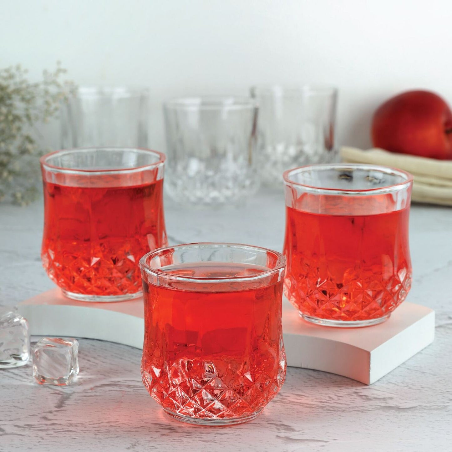 Clear|Amore Glass Tumblers, Set of 6 / 325ml