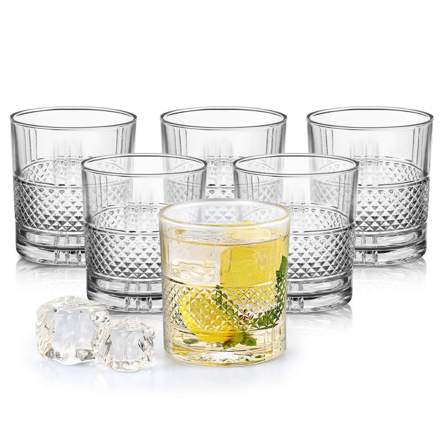 Brillant Glass Tumblers, Set of 6