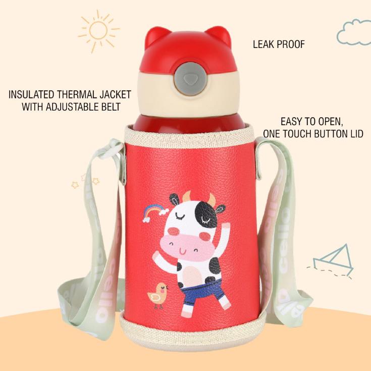 Toddy Hot & Cold Stainless Steel Kids Water Bottle, 550ml