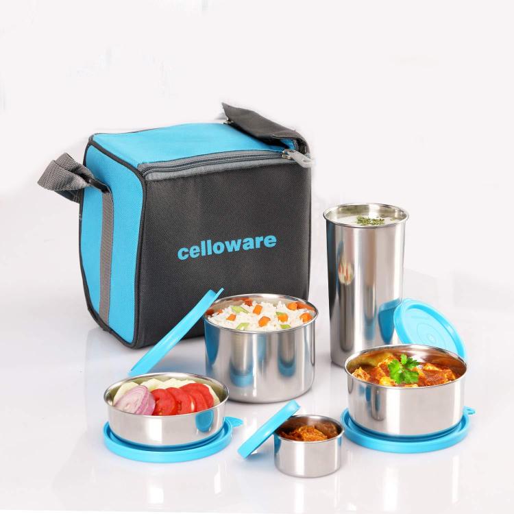 Steelox Steel Lunch Box Combo