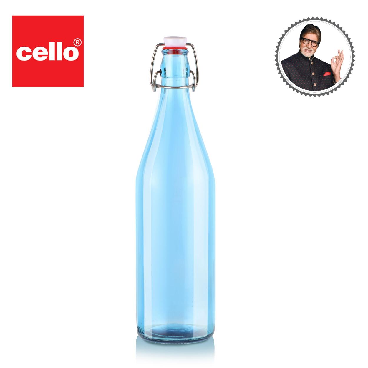 Aquaria Glass Water Bottle, 1000ml