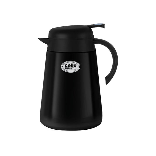 Black|Bristo Double Walled Vacuum Insulated Carafe, 1250ml / 1250ml