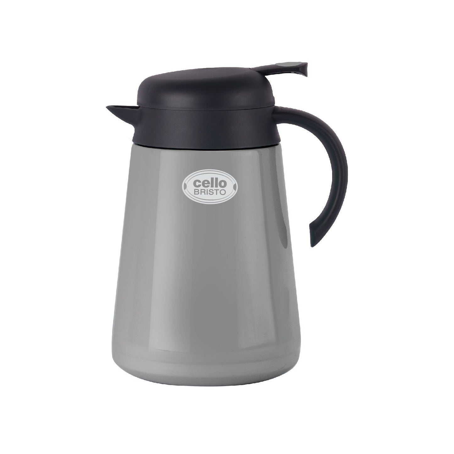 Grey|Bristo Double Walled Vacuum Insulated Carafe, 1250ml / 1250ml