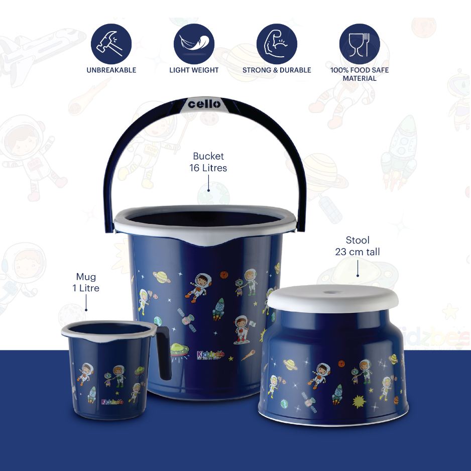 Splash 3 Pieces Kids Bathroom Set