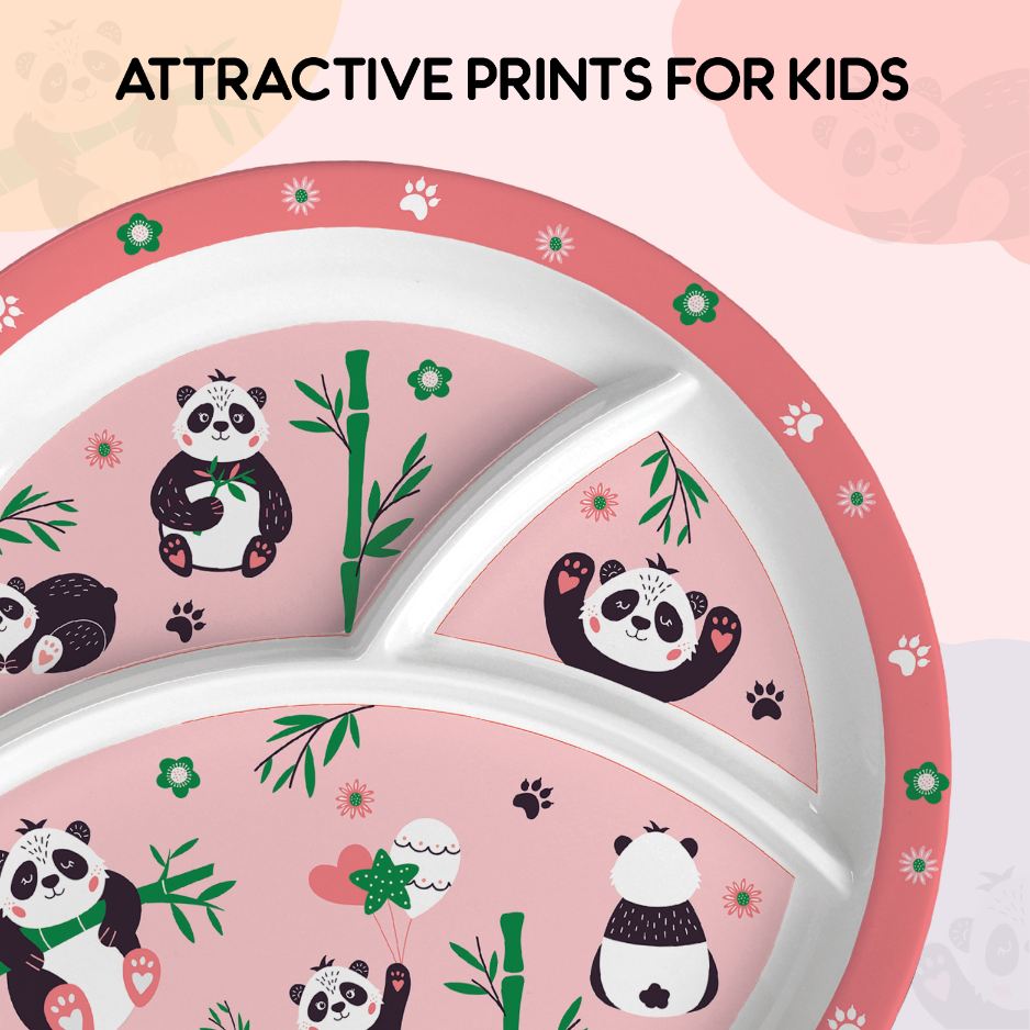 Bamboo Buddies Kids Melamine Meal, Set of 3