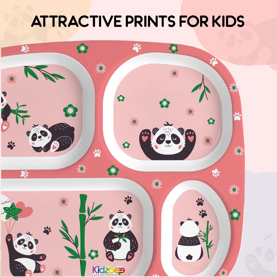 Bamboo Buddies Kids Melamine Meal, Set of 3