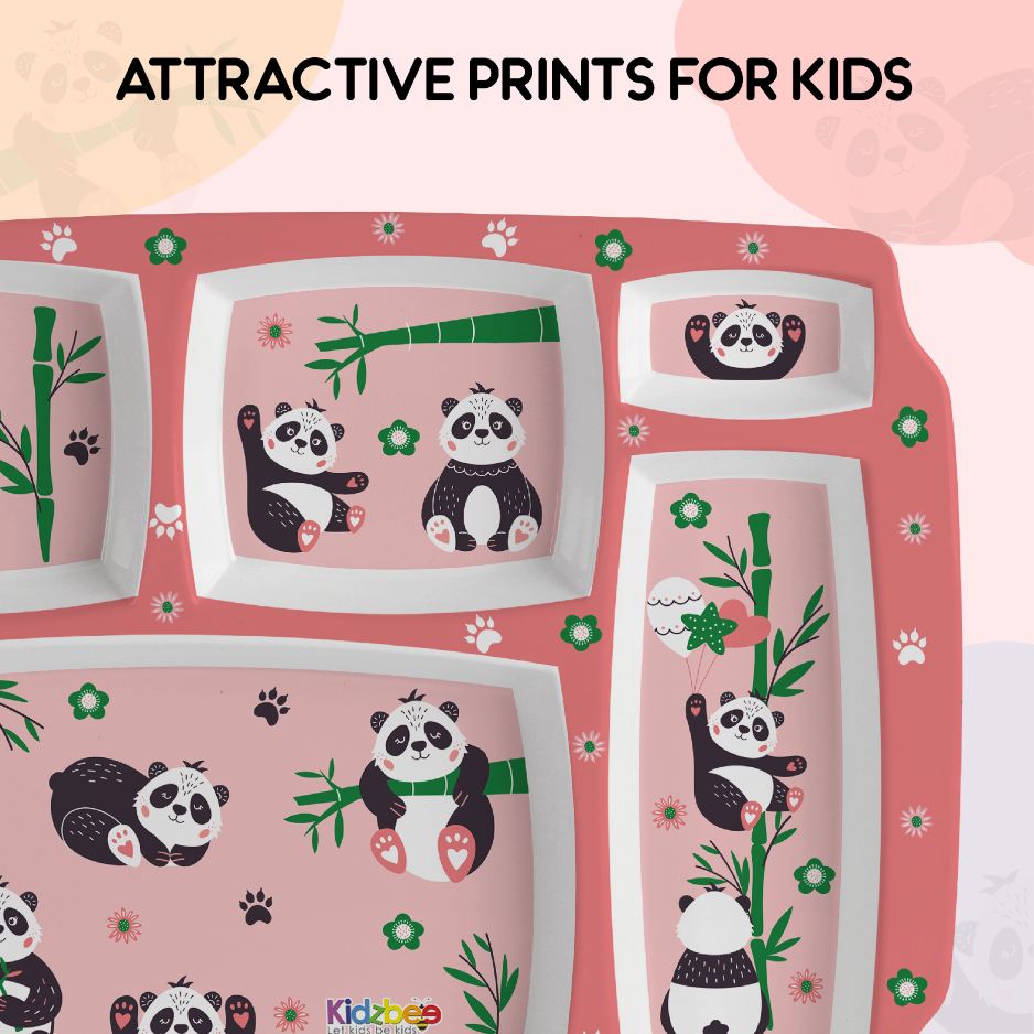 Bamboo Buddies Kids Melamine Meal, Set of 3