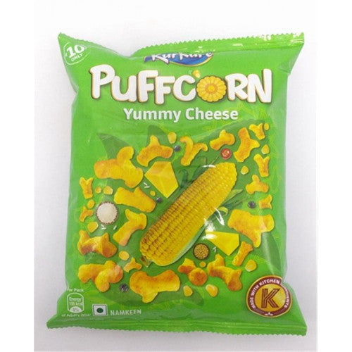 50x ,Kurkure Puffcorn Yummy Cheese, 28g each (Pack of 50)