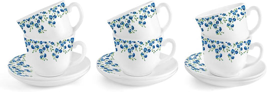 Regular|Royale Blooming Garden 6 Pieces Costa Cup & Saucer / 6 Pieces