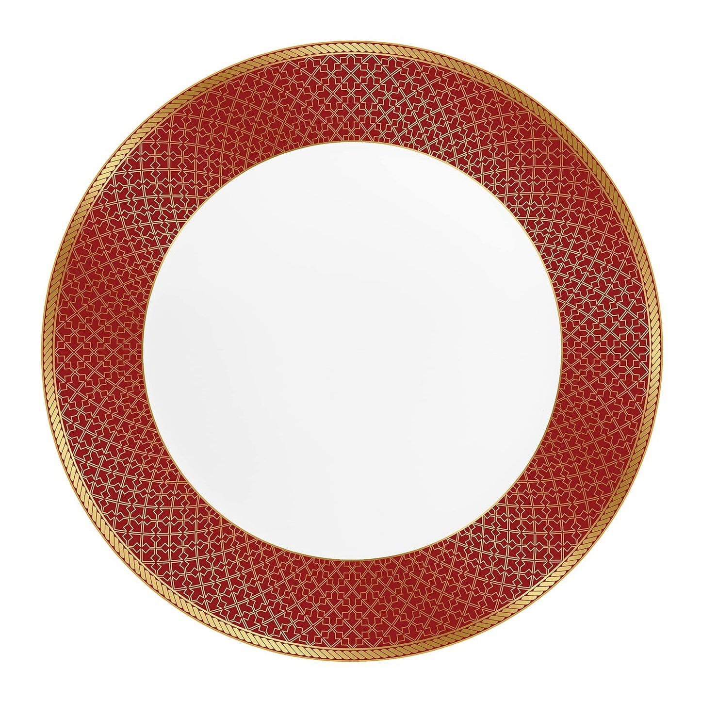 Solitaire Series 27 Pieces Ruby Opalware Dinner Set, Family of 6