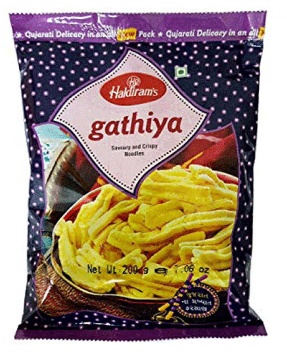 5x Haldirams Gathiya Namkeen - Pack of 5 (200 gm each)