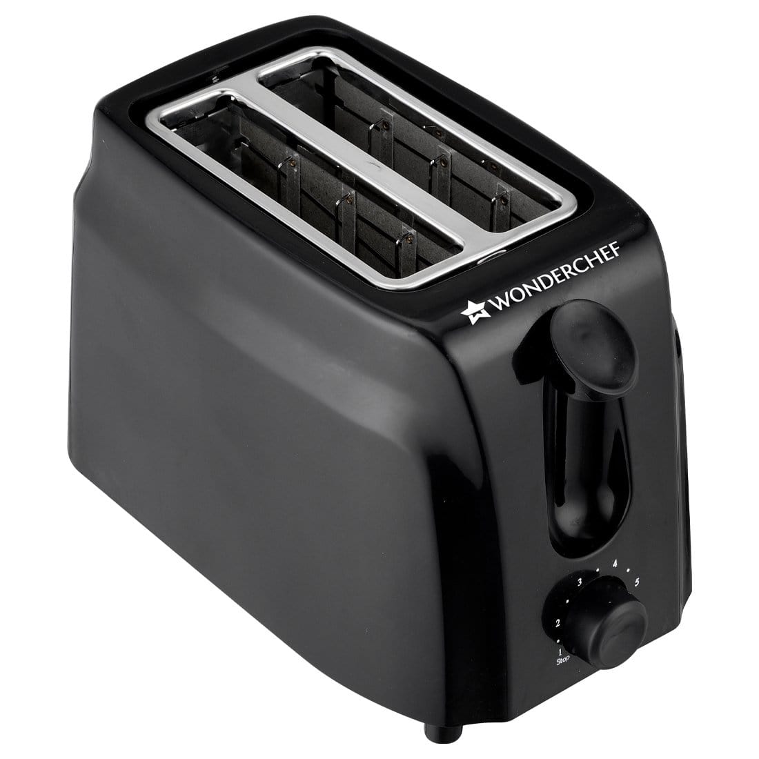 Acura Plus Pop Up Slice Toaster, 750W, 7 Browning Controls, Removable Crumb Tray, 2 Years Warranty, Black