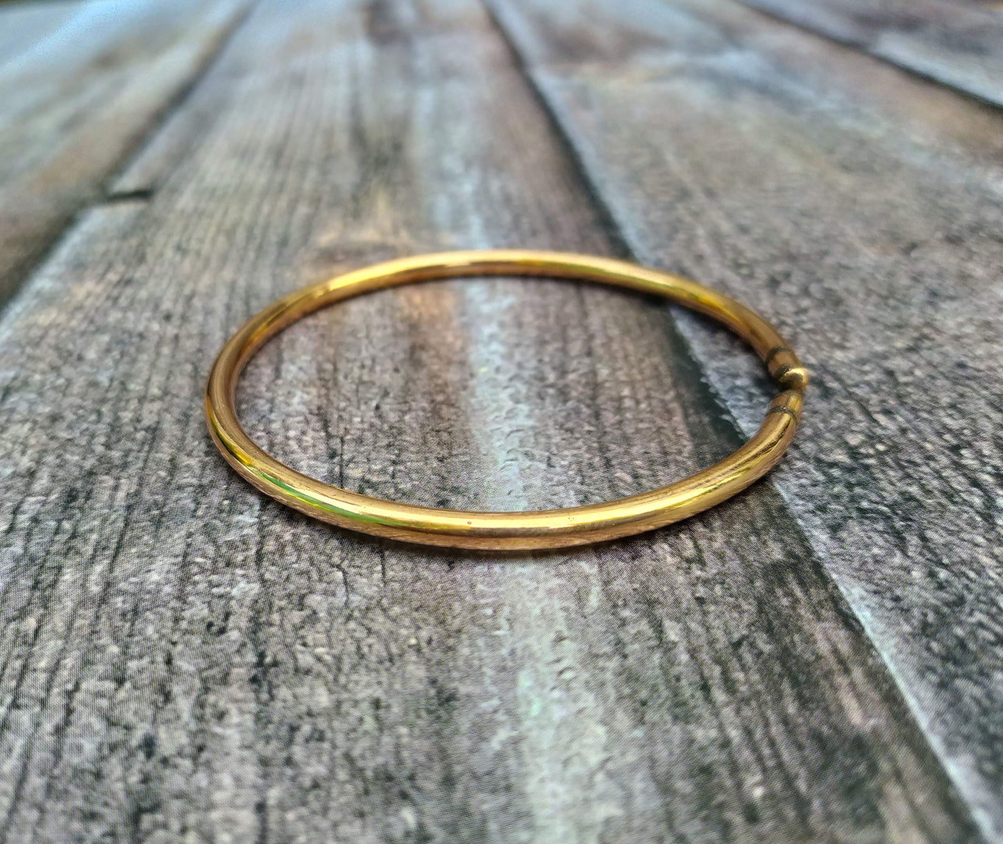 SHINDE EXPORTS Pure Copper Kada/Bracelet for Men and Women. (4 MM Plain kada)