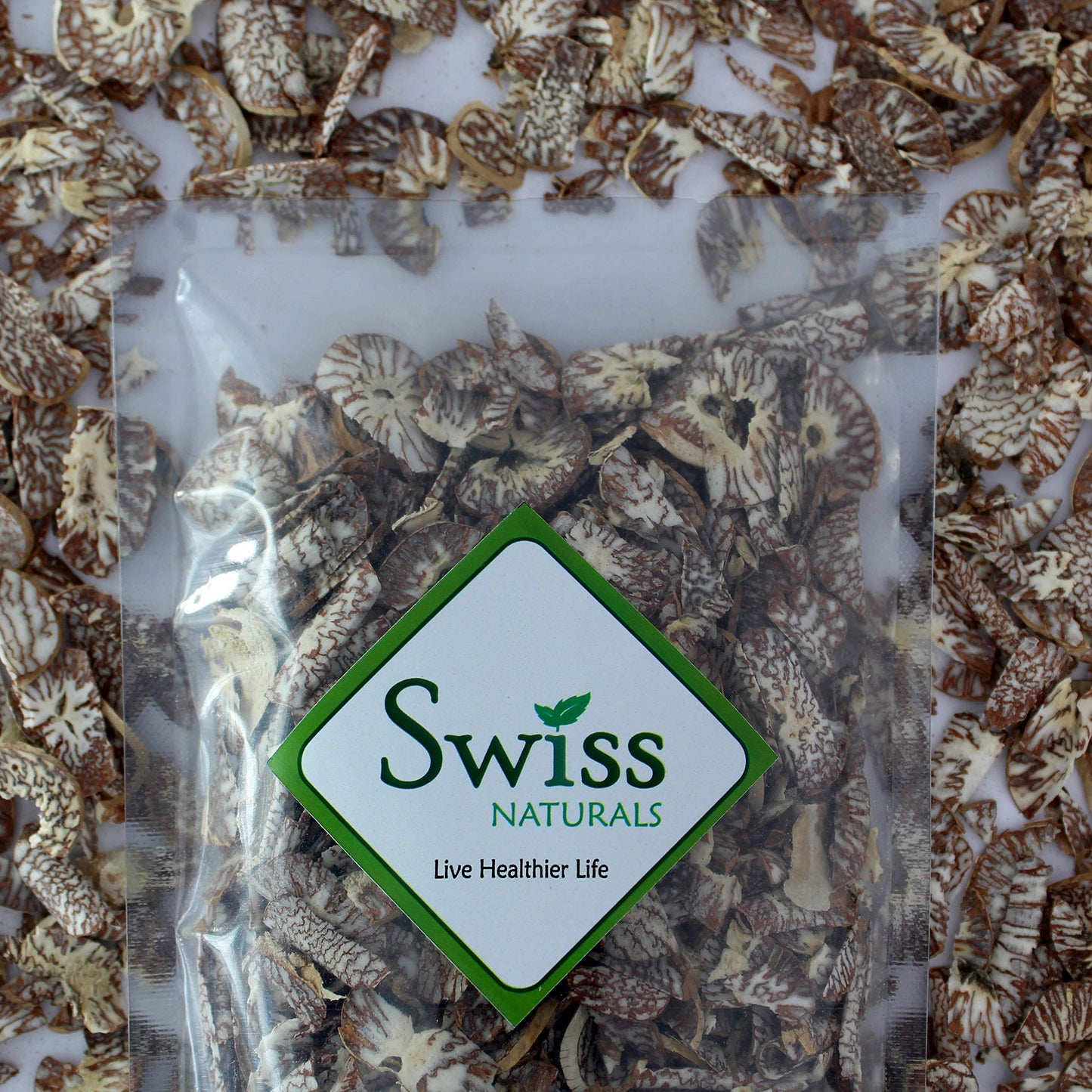 Swiss Naturals Sliced Areca Nut 400g [Cutting Supari/Betel Nut]