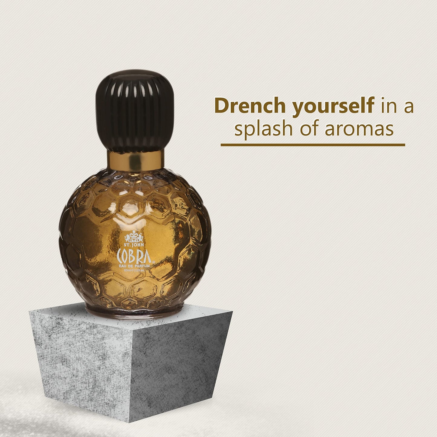 ST. JOHN COBRA Long Lasting Good Fragrance Perfume with Limited Edition EAU DE PARFUM For Men, 60Ml - Pack Of 4