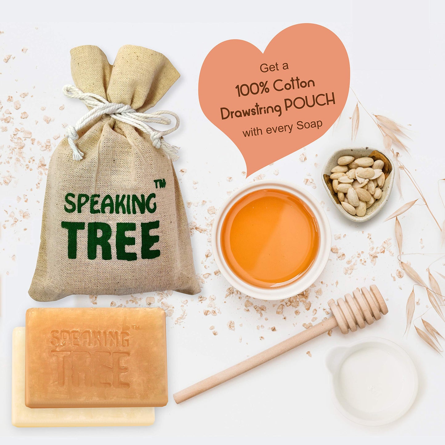 Speaking Tree Exfoliating Coffee Handmade Soap With Refreshing Aroma For Perfectly Clean, Brightening Skin (100 g)