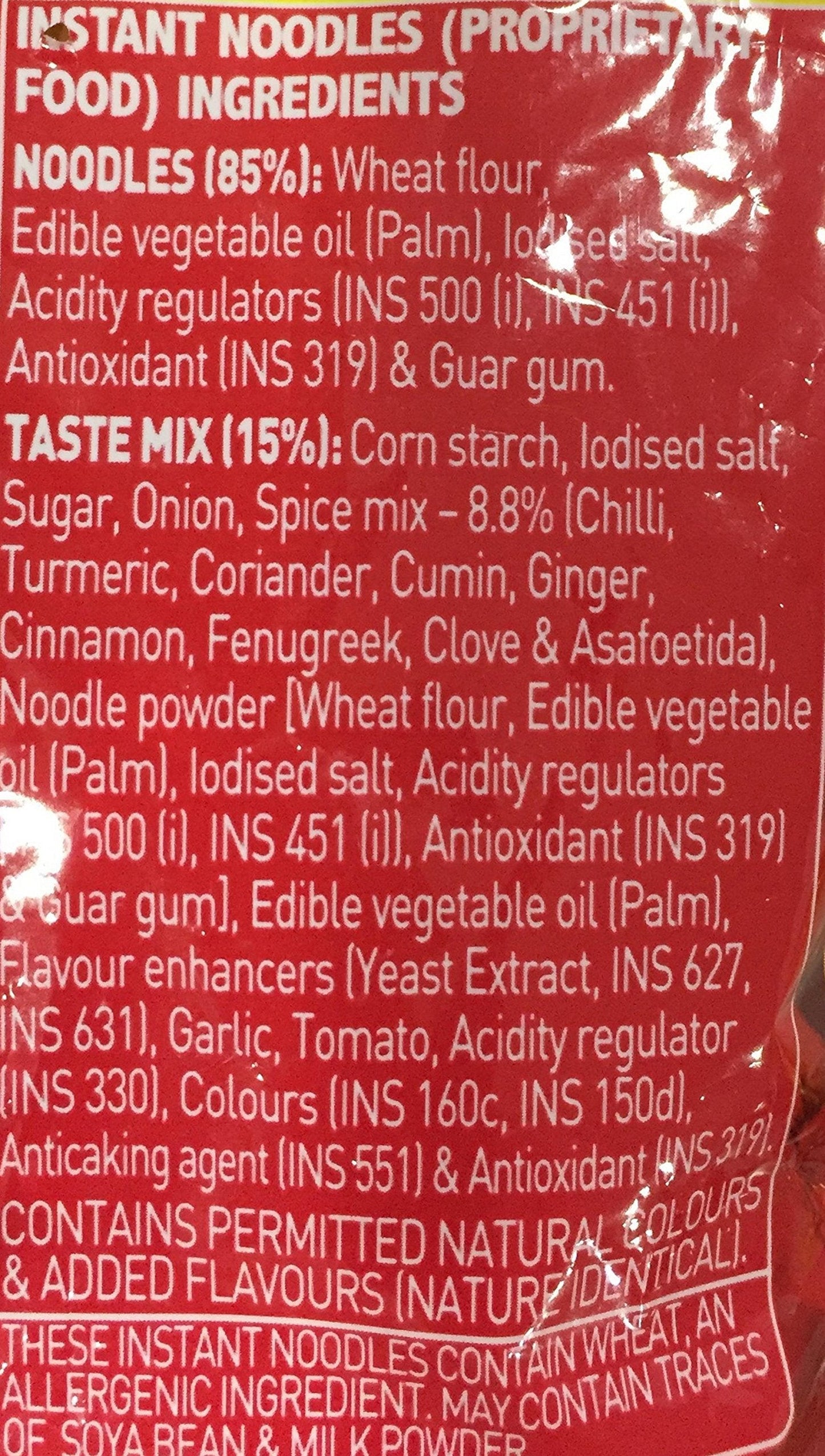 Top ramen Curry Veg Noodles, 70 Gram (Pack of 6) - Vegetarian