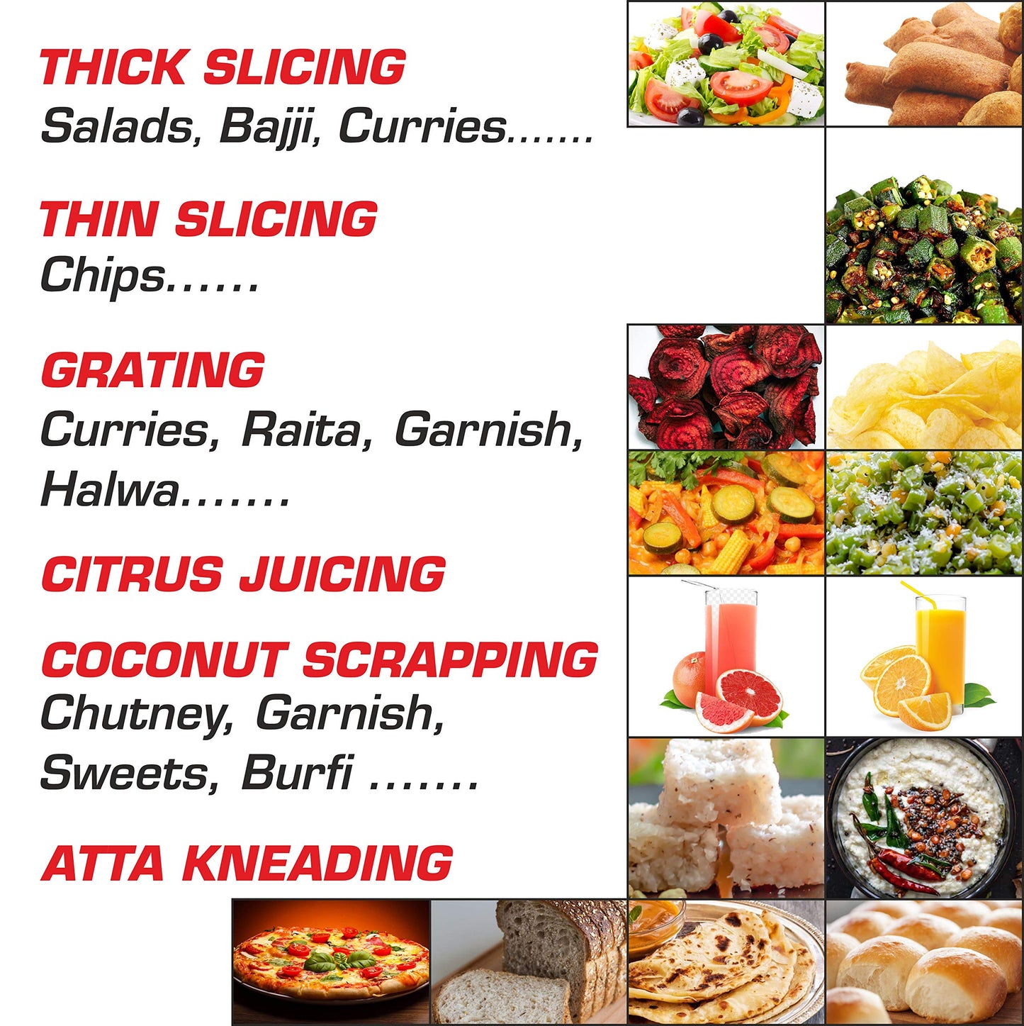 Vidiem IRIS ADC wet grinder ST 327 A (White & Blue) | Wet grinder 2 litre with 1 mult chef jar for slicing, atta kneading, citrus juicing, coconut scrapping & grating | 5 Years Warranty