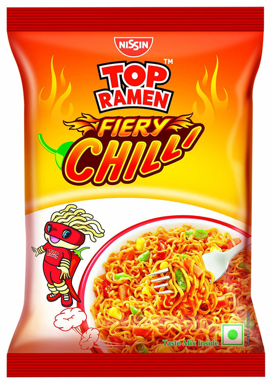 Top Ramen Fiery Chilli Noodles, 70g