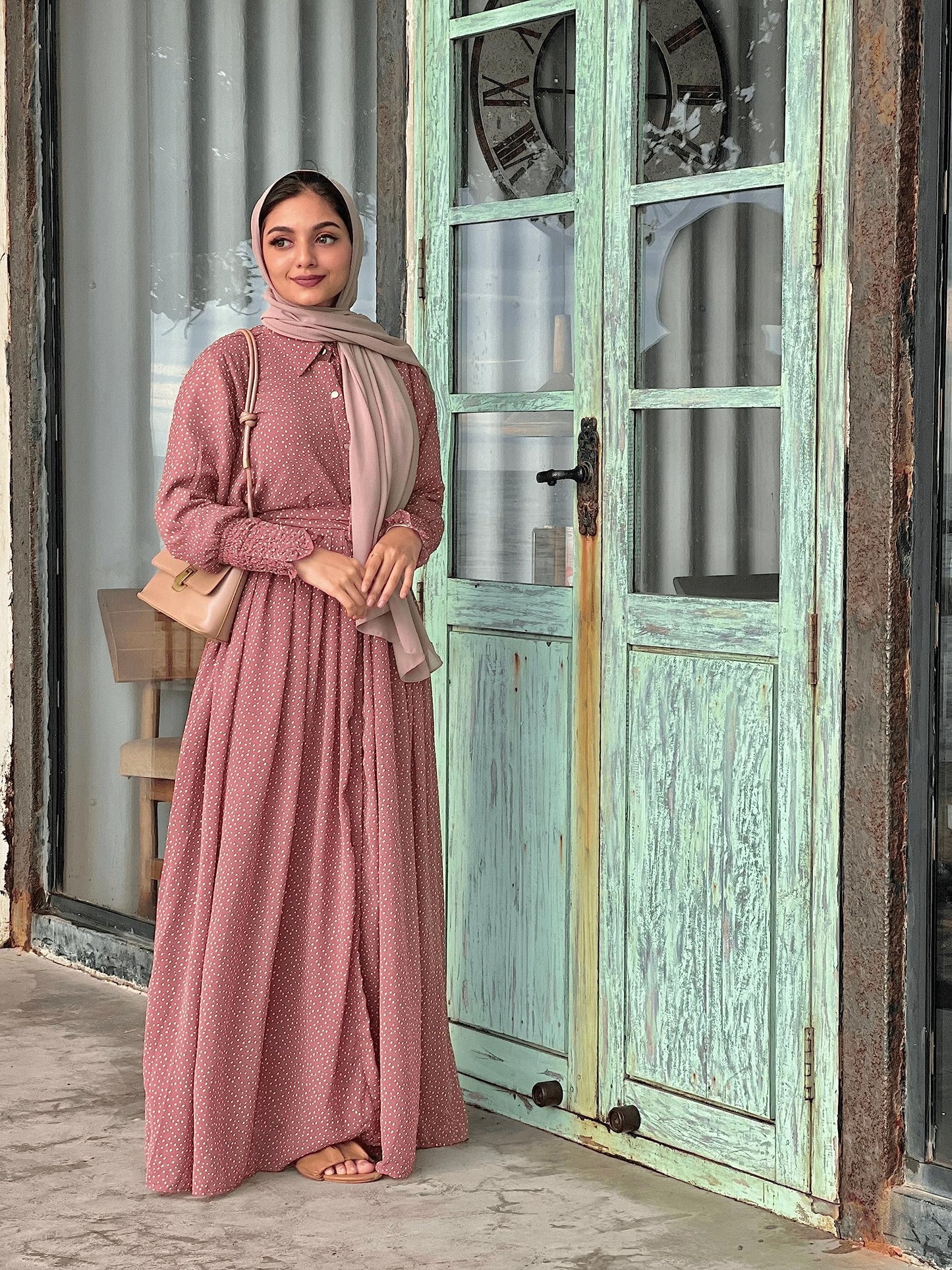 BHAVYATA Abaya Dress for Women's Stitched Burqa Dress for Girl's and Women Abaya Casual Wear for Women's (XL) (2XL)