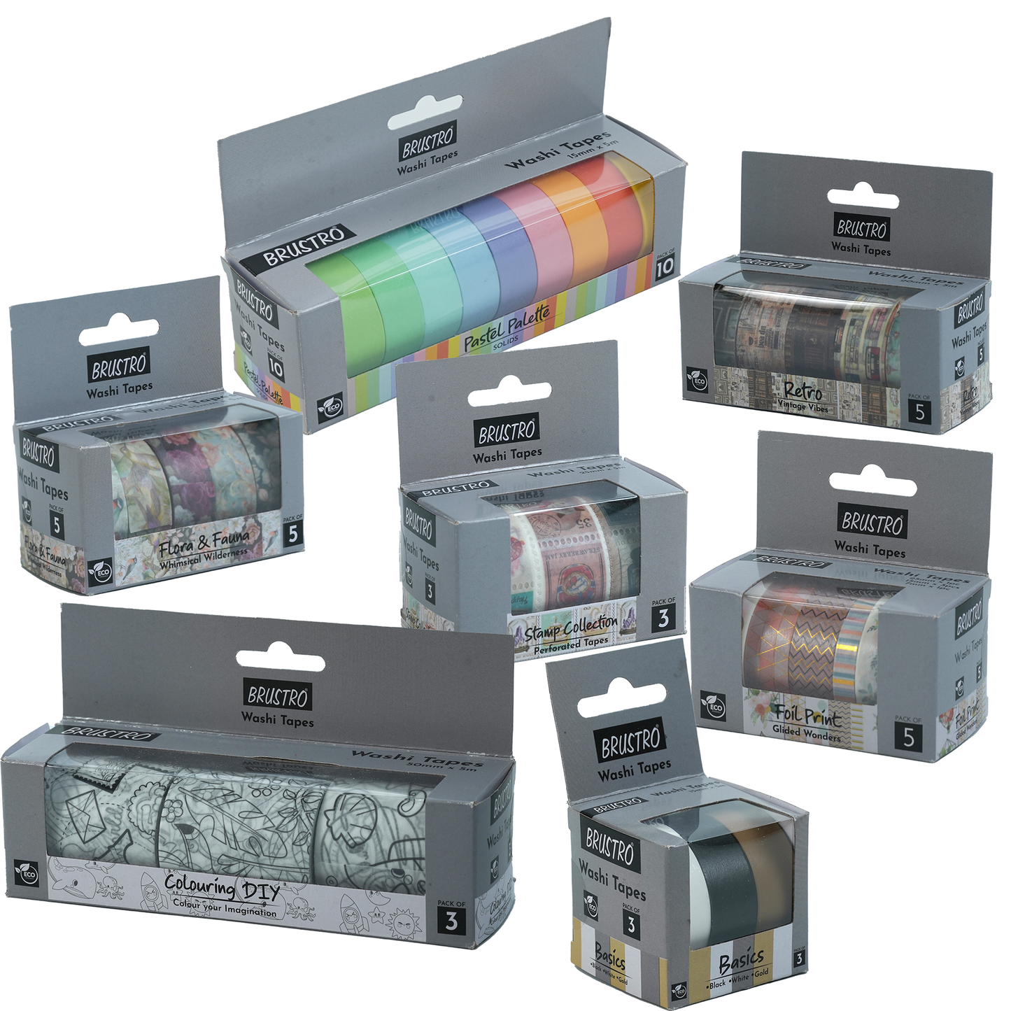 Brustro Washi Tape Bundle