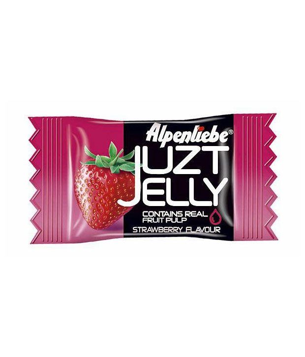 Alpenliebe Juzt Jelly, Strawberry Flavour, 3.7G