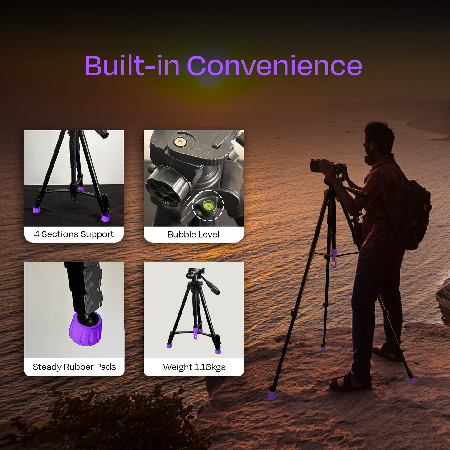 Stayble Pro Video Tripod