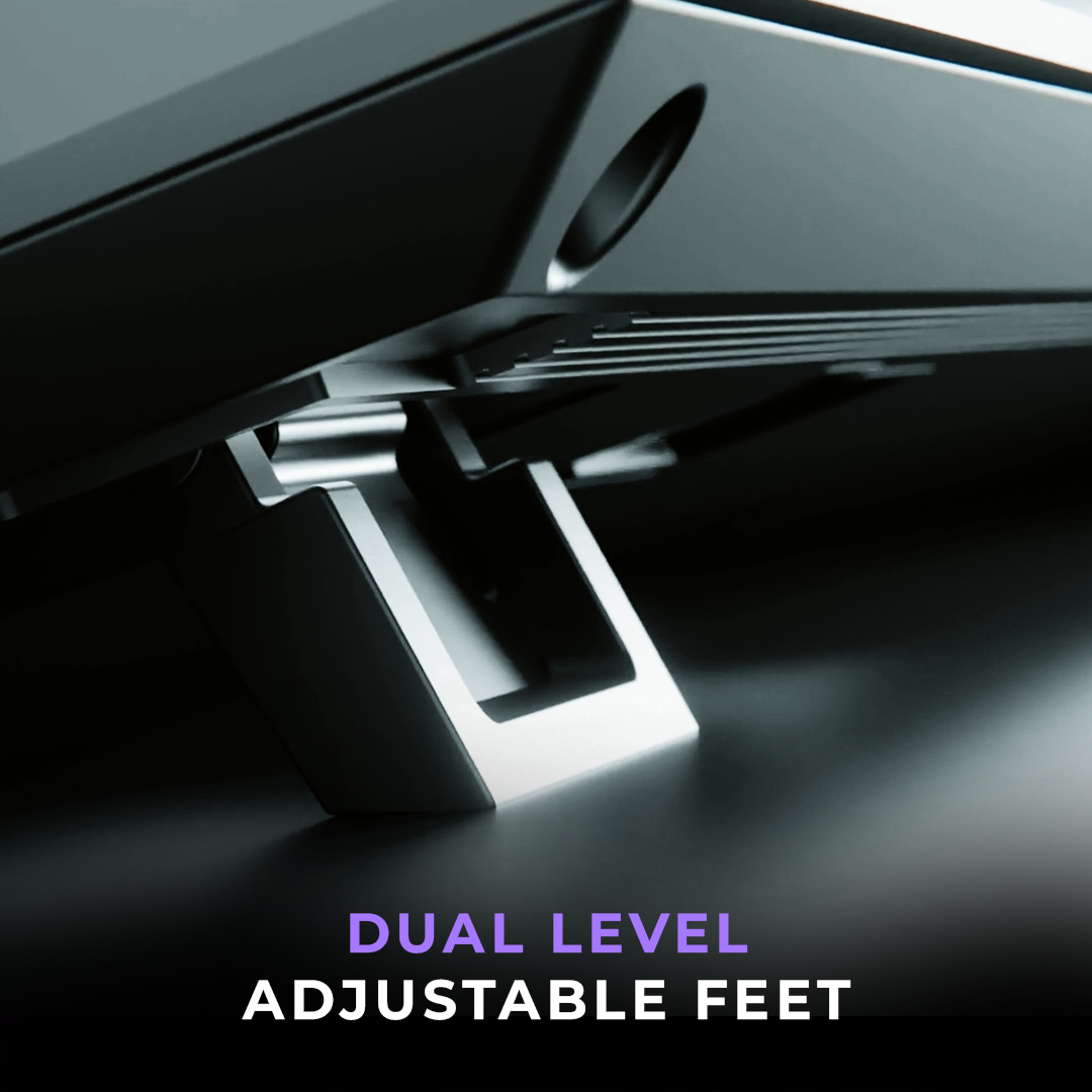 Swarm Black Purple Wireless Gaming Keyboard