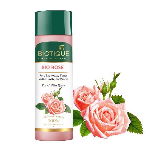 Biotique Rose Pore Tightening Toner With Himalayan Waters - 120 ml
