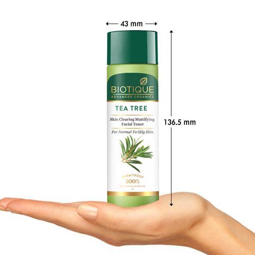 Biotique Bio Advanced Organics-Tea Tree Skin Clearing Mattifying Facial Toner - 120 ml