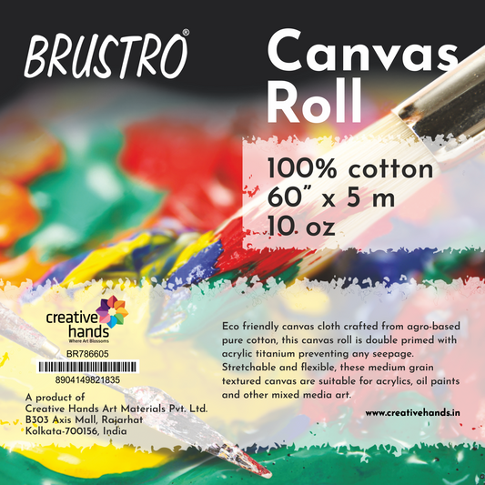 Brustro Cotton Canvas Rolls 786 60" X 5 mtr