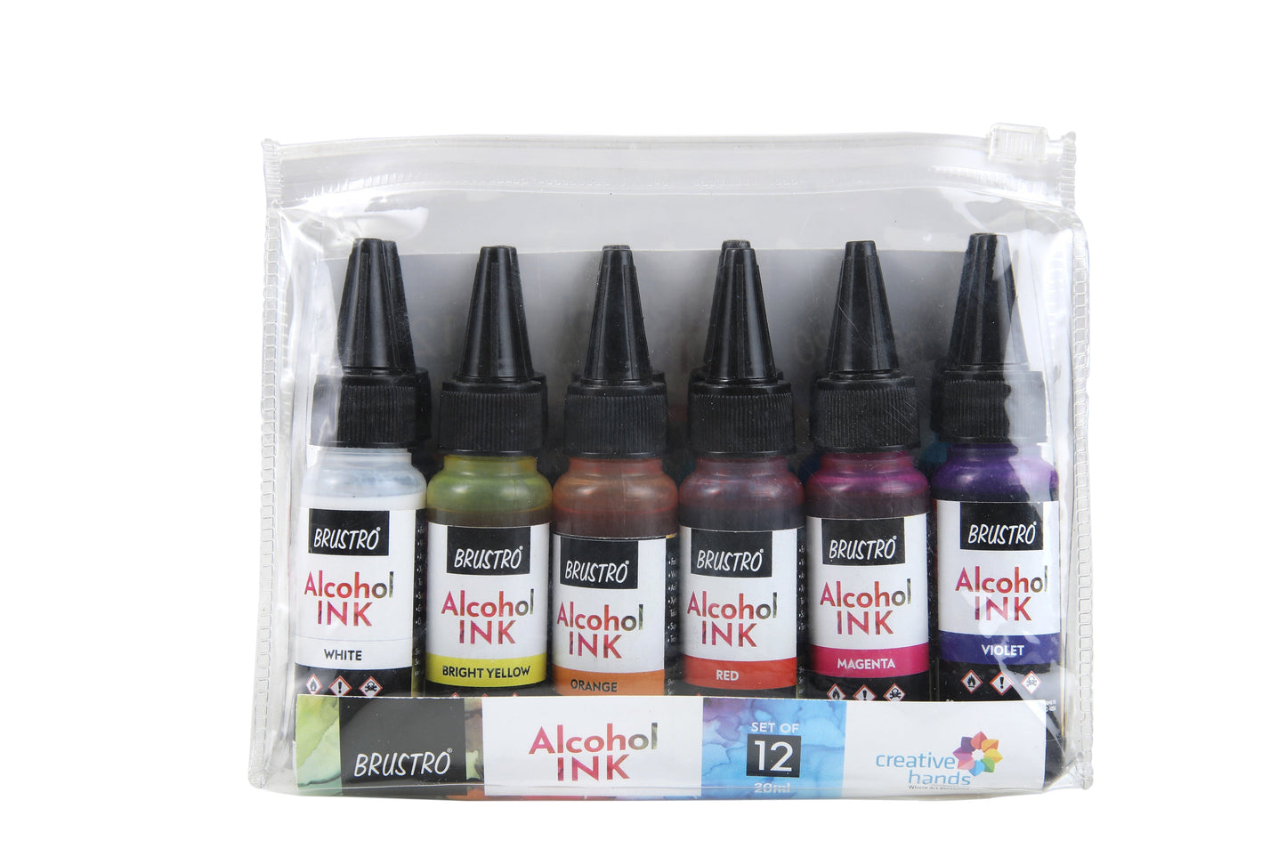 Brustro Alcohol Ink Set of 12 (20ml Each)