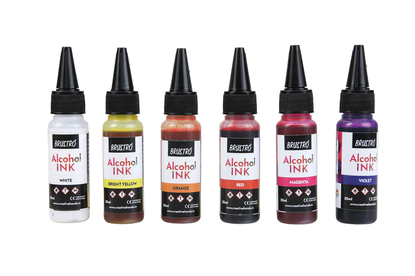 Brustro Alcohol Ink Set of 12 (20ml Each)