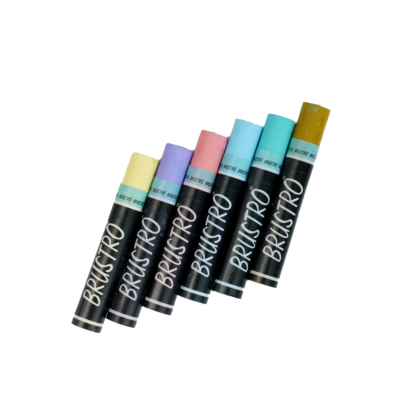 BRUSTRO Artist Oil pastel set of 24 (Pastel Tones)