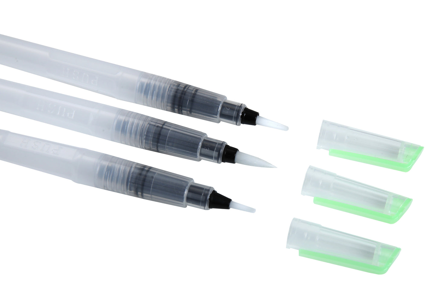 Brustro Aqua Squeeze 25% Cotton CP 200 GSM Leak Proof Watercolour Paper Brush Pen Round (3 5x7 inches, Assorted) - Set of 9 Sheets