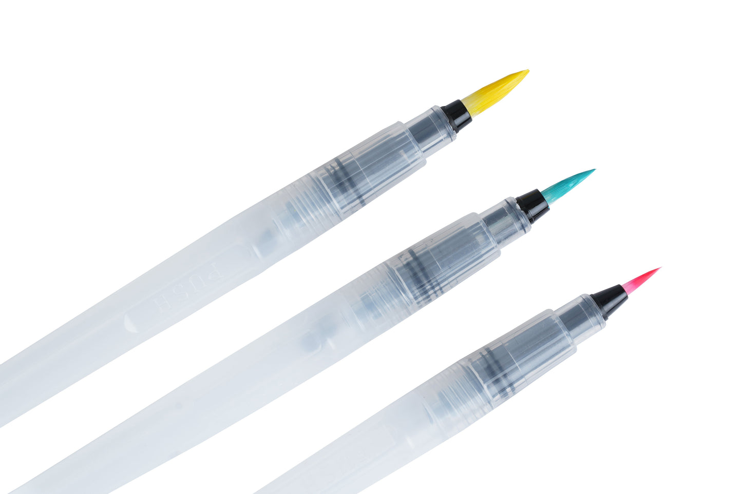 Brustro Aqua Squeeze 25% Cotton CP 200 GSM Leak Proof Watercolour Paper Brush Pen Round (3 5x7 inches, Assorted) - Set of 9 Sheets