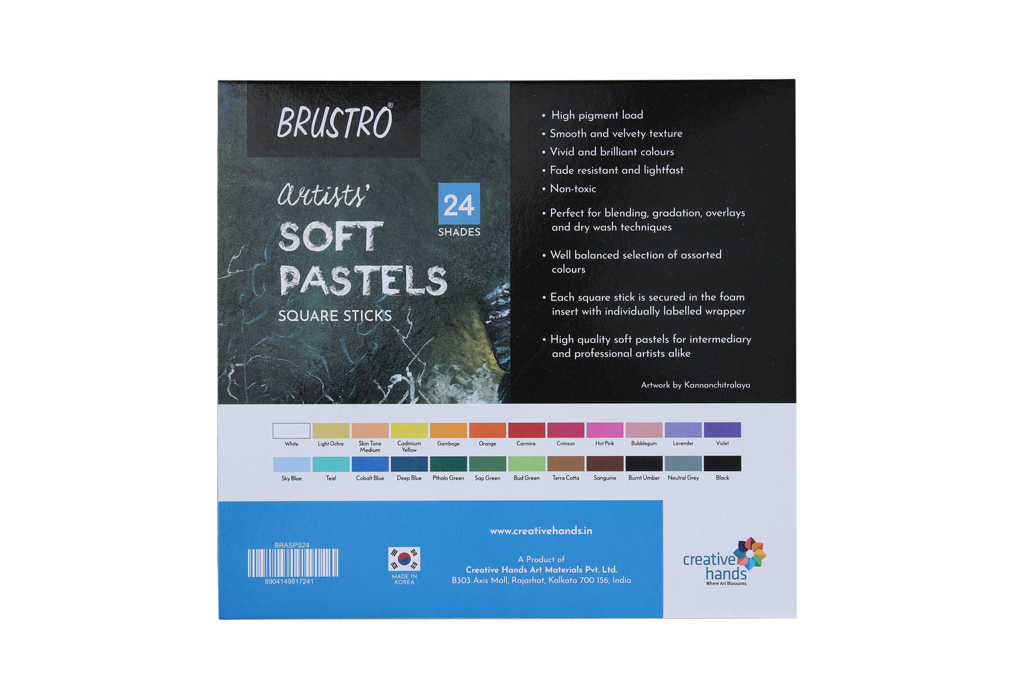 Brustro Artists' Soft Pastels Set of 24