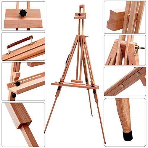 Brustro Artists' Sketching Tilted Wooden Easel Heavy